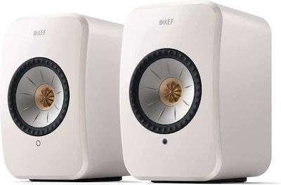 Kef LSX II Home Entertainment Active Speaker 2 No of Drivers with Bluetooth 70W Mineral White (Pair)