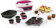 Tefal Πολυμάγειρας 1100W Ροζ