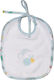 Baby Oliver Baby Oliver 100% Baumwolle Baby Lätzchen mit Spitzenband Hellblau