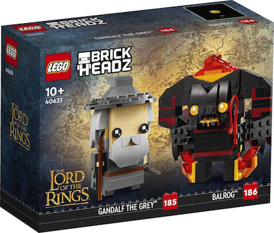 Lego Brick Headz Gandalf the Grey & Balrog pentru 10+ ani