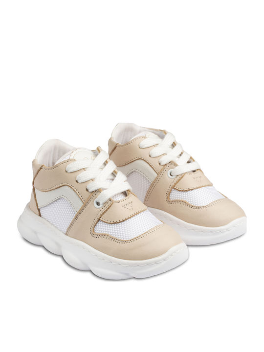 Babywalker Beige Baptism Leather Soft Sole Snea...