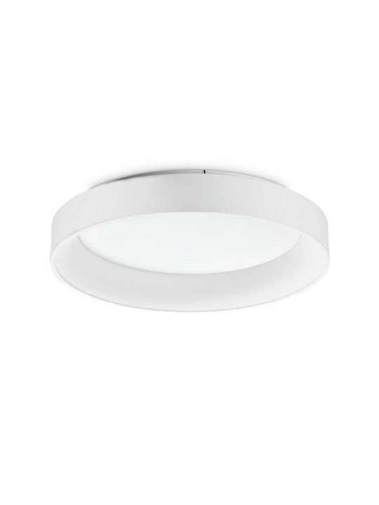 Ideal Lux Ziggy Modern Metal Ceiling Light with Integrated LED 60pcs White