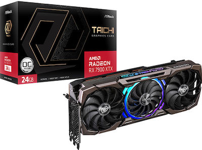 ASRock Radeon RX 7900 XTX 24GB GDDR6 Taichi OC Κάρτα Γραφικών