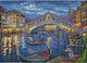 Diamond Dotz Evening Stroll to the Rialto Bridge Καμβάς Diamond Painting Κιτ 35x25cm