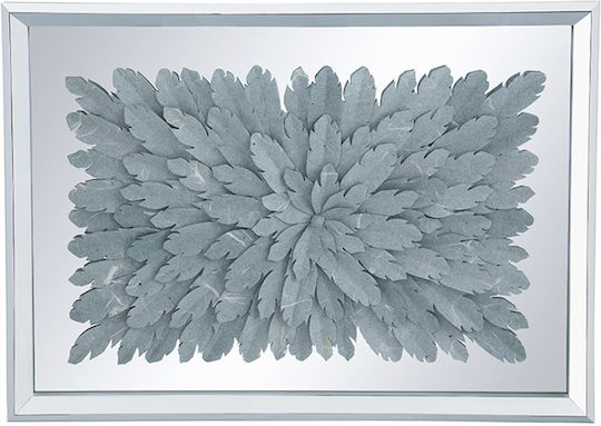 Artekko Wanddekoration Witsiay Grau aus Glas 70x4,8x50cm