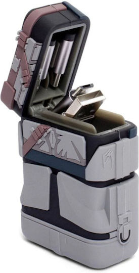 Thumbs Up Star Wars: The Mandalorian - PowerSquad Flip Retractable USB to Lightning / Type-C / micro USB Cable Μαύρο 0.6m