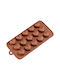 Sugar Love No Coating Silicone Chocolates 15 Cups Baking Pan 21.5x11x2cm