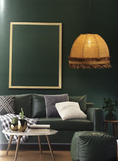 ArkoLight Lustră Bej cu frânghie pentru Dulie E27 60x140cm.