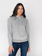 Sia Damen Sweatshirt Kapuzen Gray
