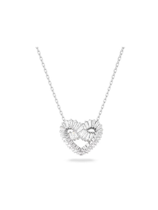 Swarovski Matrix Women's Heart Necklace