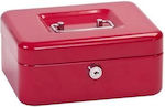 Alco Cash Box with Lock Red 4007735841126