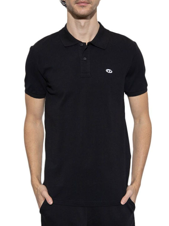 Diesel T-Smith-Doval-Pj Men's Short Sleeve Blouse Polo Black