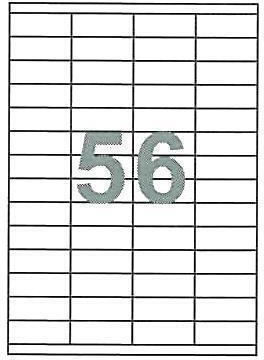 Next 5600 Self-Adhesive Rectangular A4 Labels 52.5x21.2mm