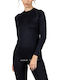GSA Seamless Performance Damen Thermo Langarmshirt Schwarz