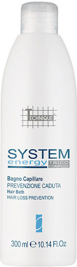 Technique System Energy Hair Loss Prevention Σαμπουάν κατά της Τριχόπτωσης για Όλους τους Τύπους Μαλλιών 300ml