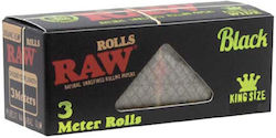 Raw Black Organic Rolls Ρολά King Size 3m 12τμχ Raw Black Organic Rolls Ρολά King Size 3m 12τμχ