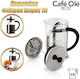 Cafe Ole Manual Filter Coffee Maker Stainless Steel Silver 1lt