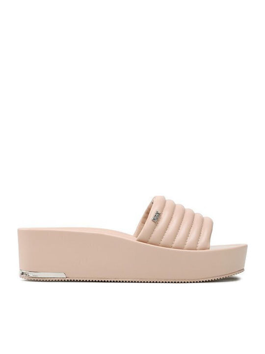 DKNY Egg Nog Πλατφόρμες Μπεζ