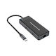 Conceptronic USB-C Docking Station με HDMI 4K PD Ethernet και συνδεση 2 Οθονών Μαύρο (DONN14G)