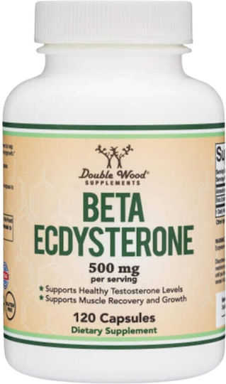 Double Wood Бета Екдистерон 500mg Специална Хранителна Добавка 120 Капсули