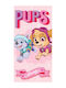 Carbotex Baby Face/Hand Towel Paw Patrol Pink 30 cmx50cm 702-0180-3022