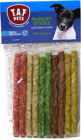 T.A.F. Pets Munchy Sticks Λιχουδιές σε Stick Σκύλου Μεσαίων Φυλών 12.5εκ. 10τμχ