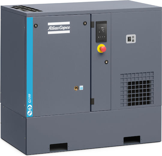 Atlas Copco G7P Κομπρεσέρ Αέρος 145dB με Ισχύ 10hp και Αεροφυλάκιο 270lt