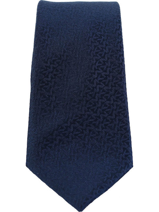 Michael Kors Ανδρική Γραβάτα Μεταξωτή με Σχέδια σε Navy Μπλε Χρώμα