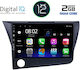 Digital IQ Auto-Audiosystem für Honda CR-Z (Kundenrezensionen-Zusammenfassung) CR-Z 2010-2016 (Bluetooth/USB/AUX/WiFi/GPS/Apple-Carplay/Android-Auto/Notenblätter) mit Touchscreen 9"