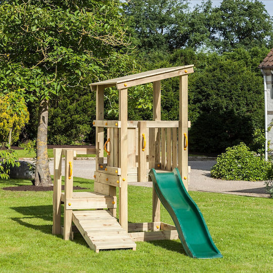 Blue Rabbit Blue Rabbit Holzturm Spielzeug mit Rutsche Mehrfarbig für 3+ Jahre alt
