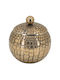 Artekko Decorative Vase Croco Gold 15x15x17cm