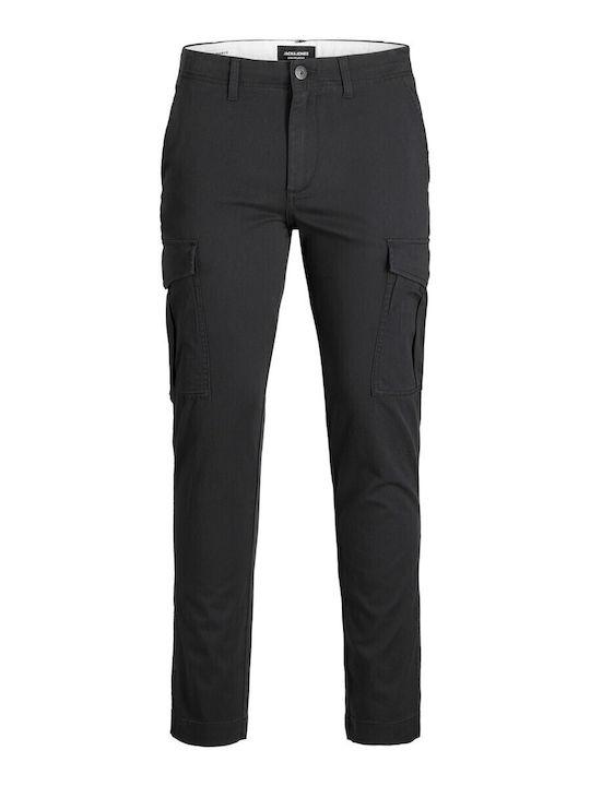 Kinder Hose Chino Stoff Schwarz