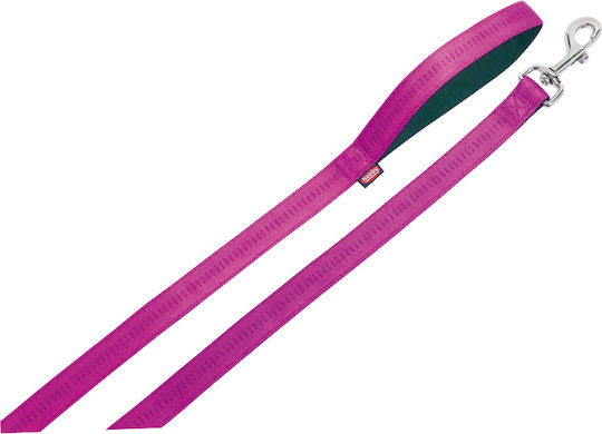 Nobby Λουρί/Οδηγός Σκύλου Ιμάντας Soft Grip M/L Raspberry σε Ροζ χρώμα 1.2m x 2cm