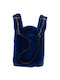 Pelz Nerz Tasche blau