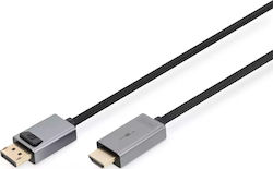 Digitus DB-340202-018-S DisplayPort Мъжки - HDMI Мъжки 1.8м