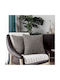 Saray Home Διακοσμητική Μαξιλαροθήκη Καφέ 45x45εκ.