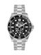 Philipp Plein The $kull Ανδρικό Ρολόι 44mm Μπαταρίας με Ασημί Μεταλλικό Μπρασελέ