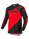 Alpinestars Racer Supermatic Ανδρική Μπλούζα Motocross Μακρυμάνικη Black/Red