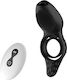 Kinksters Powerful Tongue Vibrating Cock Vibrating Cock Ring Cock Negru