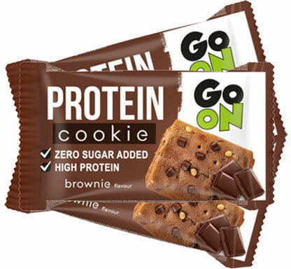 Go On Nutrition Biscuits Protein With Chips Brownie Sugar Free 18pcs 50gr