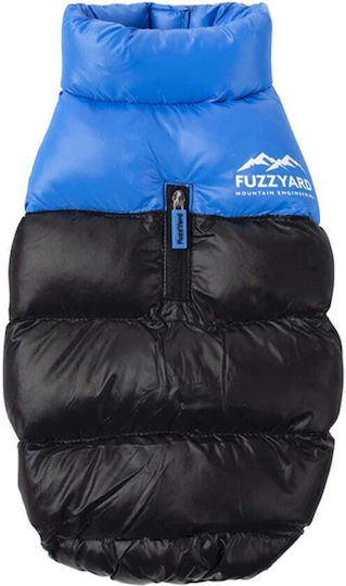 Fuzzyard Harlem Puffer Кучешки палта Водоустойчиво / Ветроустойчиво Син XXSmall с дължина на гръбчето 26 см.