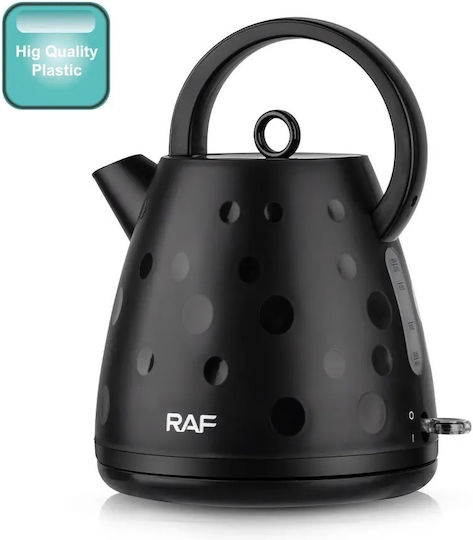 Raf R7807 Βραστήρας 1.7lt 1850W Μαύρος