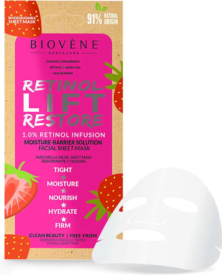 Biovene Retinol Lift Restore Mască Faciala pentru Tonifiere 20ml