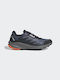 Adidas Terrex Trailrider Ανδρικά Αθλητικά Παπούτσια Trail Running Wonder Steel / Core Black / Impact Orange