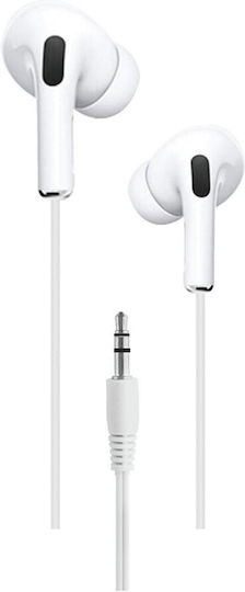 2GO Ακουστικά Ψείρες In Ear 797313 Λευκά