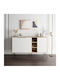 Flynn Wooden Sideboard Beige 142x35.6x83cm