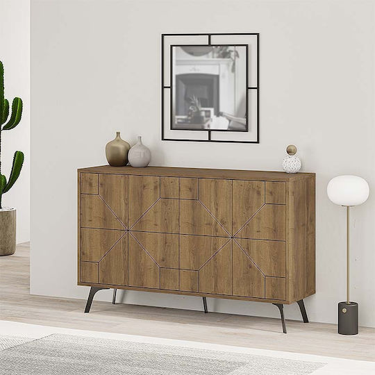Sideboard Giacomo Wooden Light Brown 123x35x77.4cm
