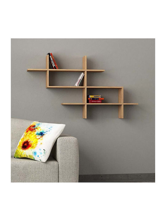 Raft Perete Halic Fag natural 150x22x82cm
