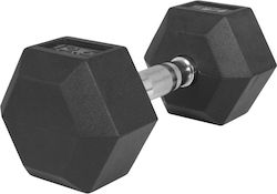 Optimum Halteră Hexagon de Cauciuc 1 x 12.5kg