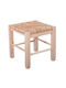 Stools For Kitchen Wicker Beige 1pcs 35x35x35cm